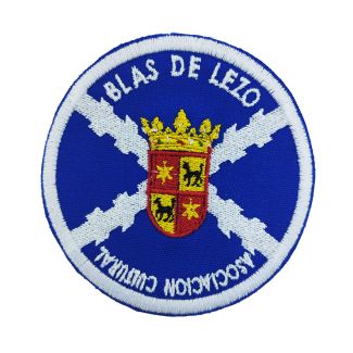 Blas de Lezo Burgundy Cross Thermo-Adhesive Patch 7x5 cm - Gemelolandia