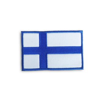 parche bandera de finlandia hoo and loop-gemelolandia