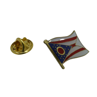 Pin de Solapa Bandera Estado Ohio 15x10mm - Gemelolandia