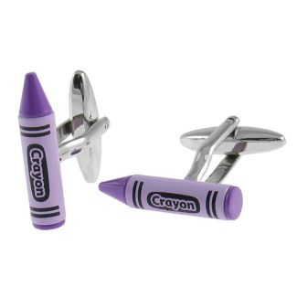 Gemelos para camisa Pintura de Cera Purpura - Crayon Purple 01