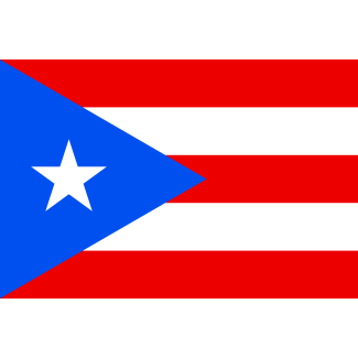 Bandera Puerto Rico 90x150cm - Gemelolandia