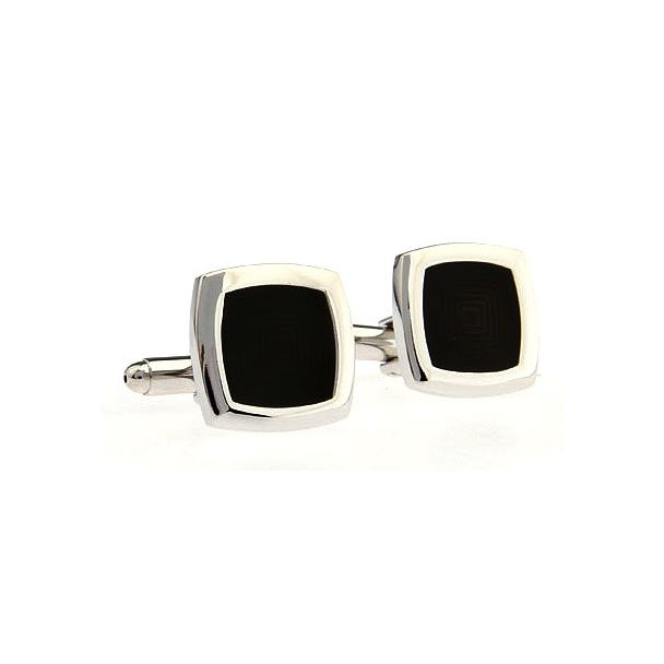 Gemelos para camisa Wedding Black Square Onix 01