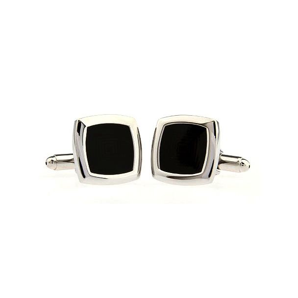 Gemelos para camisa Wedding Black Square Onix 02