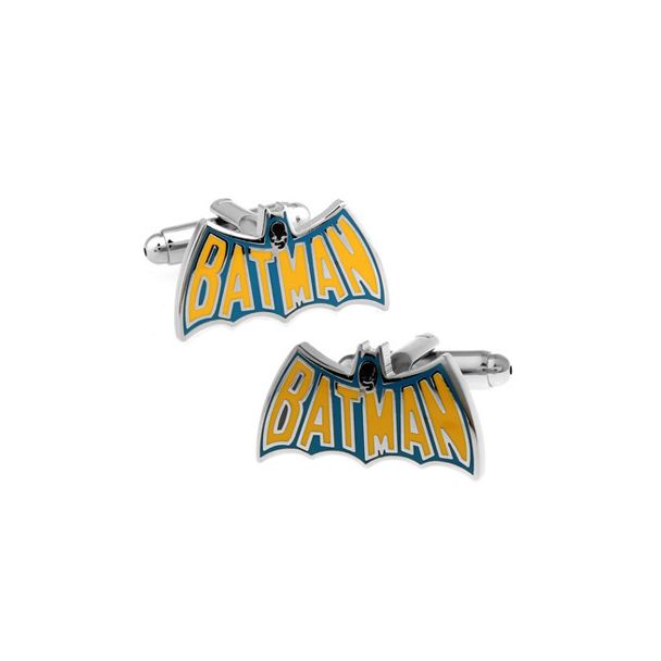 Gemelos para Camisa Batman Logo Retro 01