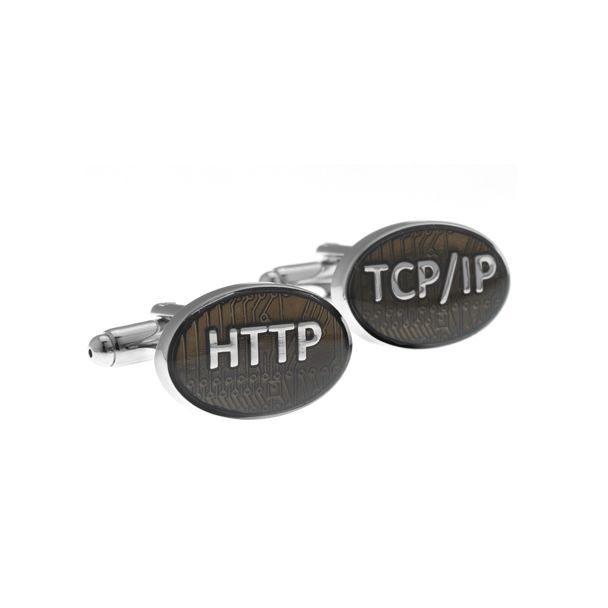 Gemelos para camisa HTTP TC/IP Informatico Web 01