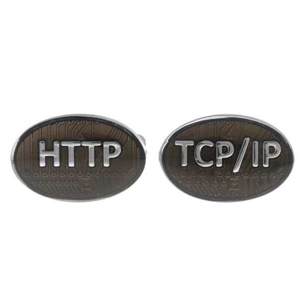 Gemelos para camisa HTTP TC/IP Informatico Web 03