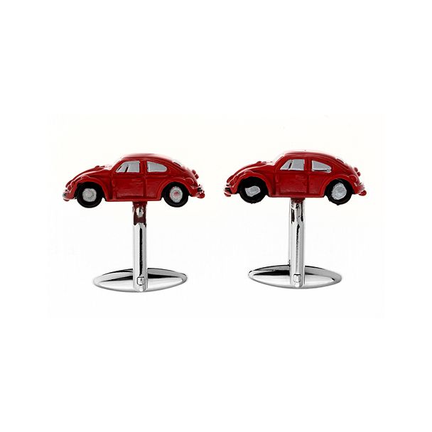 Gemelos para camisa Volkswagen Escarabajo Rojo 3D 02