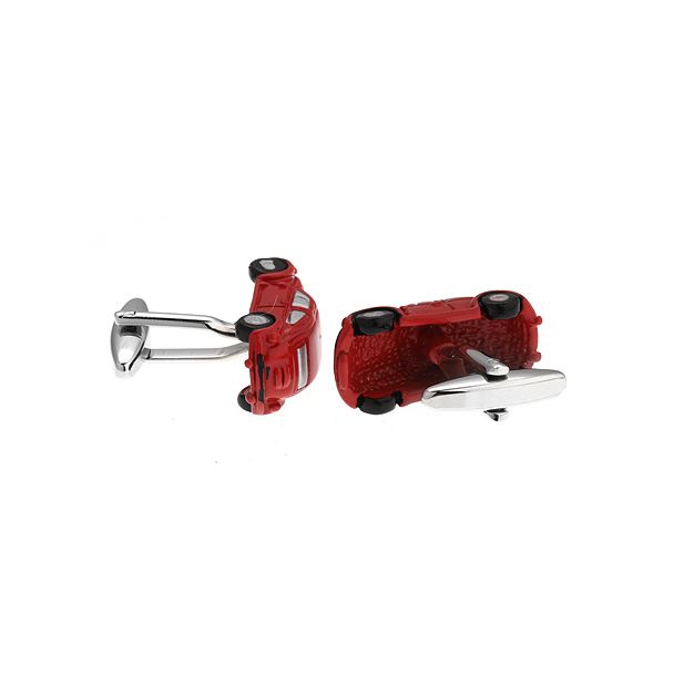 Gemelos para camisa Volkswagen Escarabajo Rojo 3D 01