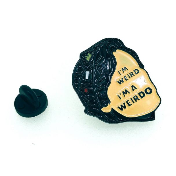 Pin de solapa I'm a weird 30x22mm - Gemelolandia