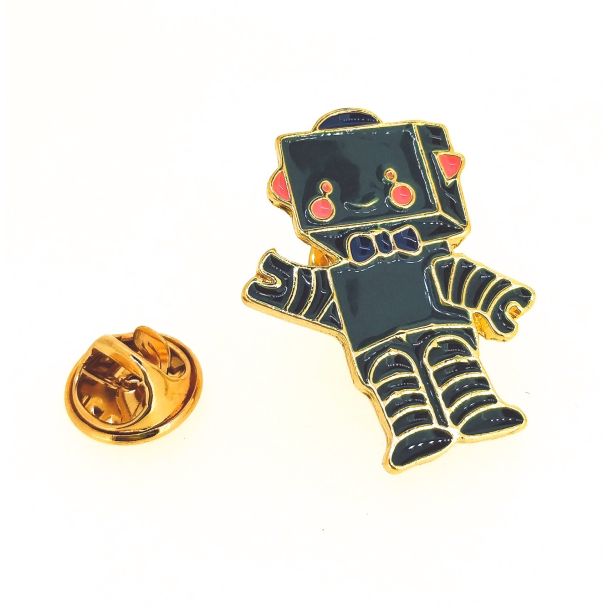 Pin de solapa Robot 30x20mm - Gemelolandia