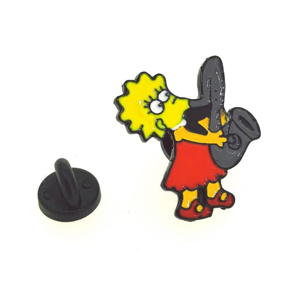 Pin de solapa Lisa Simpson 30x25mm - Gemelolandia