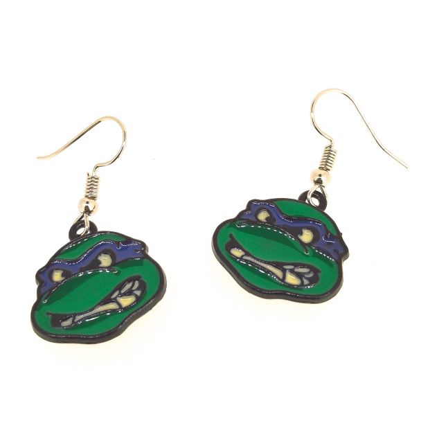 Pendientes Tortuga Ninja Donatello 20x16mm - Gemelolandia