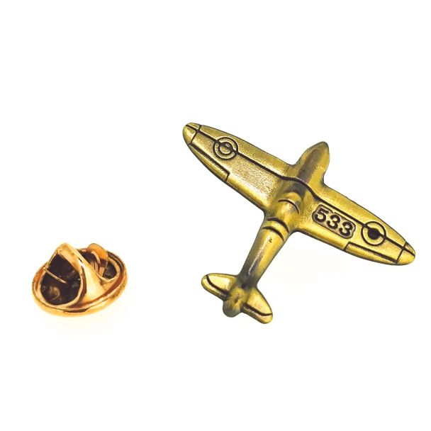 Pin de solapa RAF Spitfire Old Gold 31x25mm - Gemelolandia