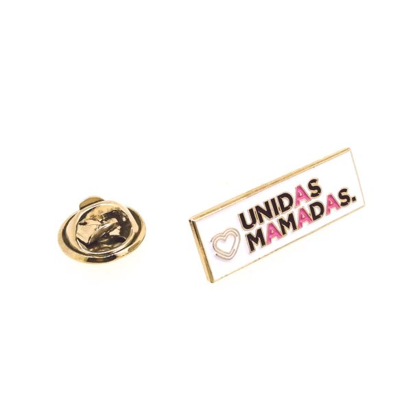 Pin de solapa Unidas Mamadas 25x9mm - Gemelolandia