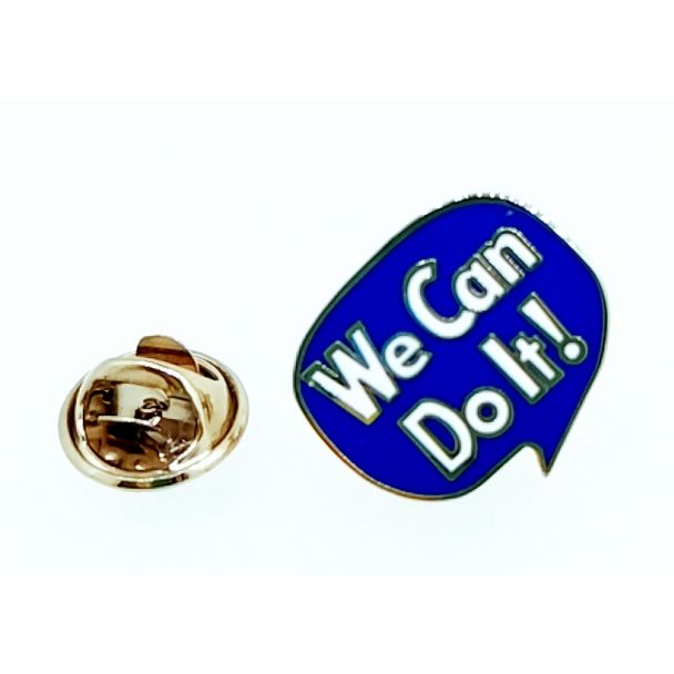 Pin de Solapa We Can Do It! 18x16mm - Gemelolandia