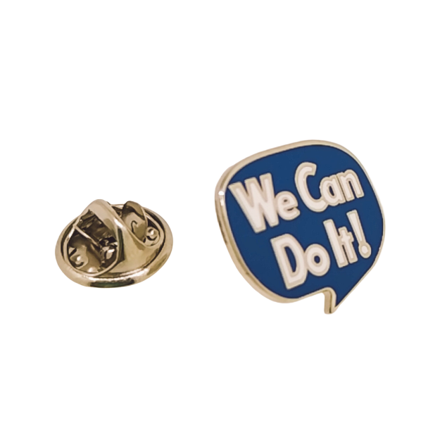 Pin de Solapa We Can Do It! 18x16mm - Gemelolandia