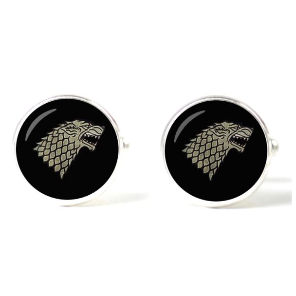 Gemelos para Camisa  Magglass Juego de tronos casa Stark  02