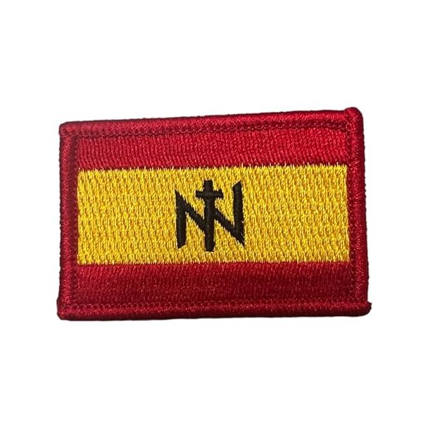 Gemelolandia | Parche de Bandera de España con Lema 'Noviembre Nacional 6 cm hook and loop - Orgullo Patriótico Diseño Único para Ropa y Accesorios - Para Aficionados a la Historia y la Moda