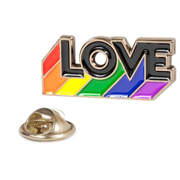 Pin Love bandera LGTB- 30x13mm - Orgullo gay