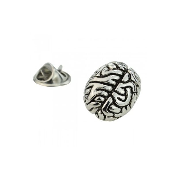 Pin de Solapa Cerebro 3D 16x12mm - Gemelolandia