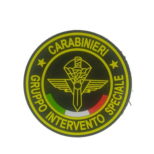 Parche Hook and loop PVC - Carabinieri Gruppo Intervento Speciale 8cm