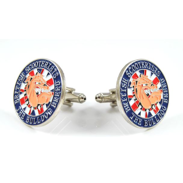 Gemelos Scooterist Ingleses - British Scooterist Cufflinks 02