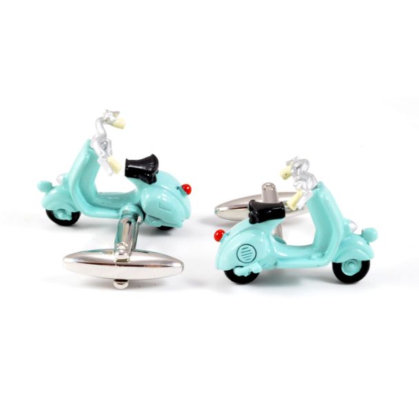 Gemelos para camisa Vespa Celeste 02