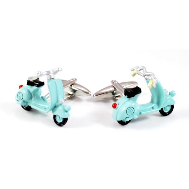 Gemelos para camisa Vespa Celeste 03