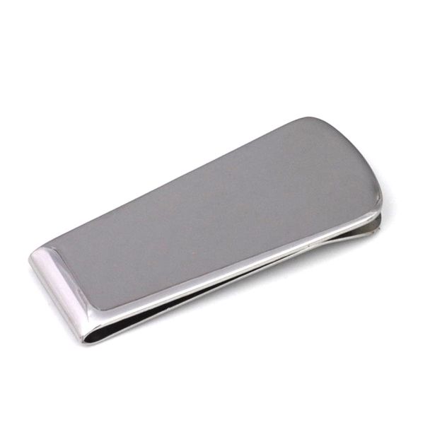 MoneyClip Inox Steel Plain Black F1 Flip 02