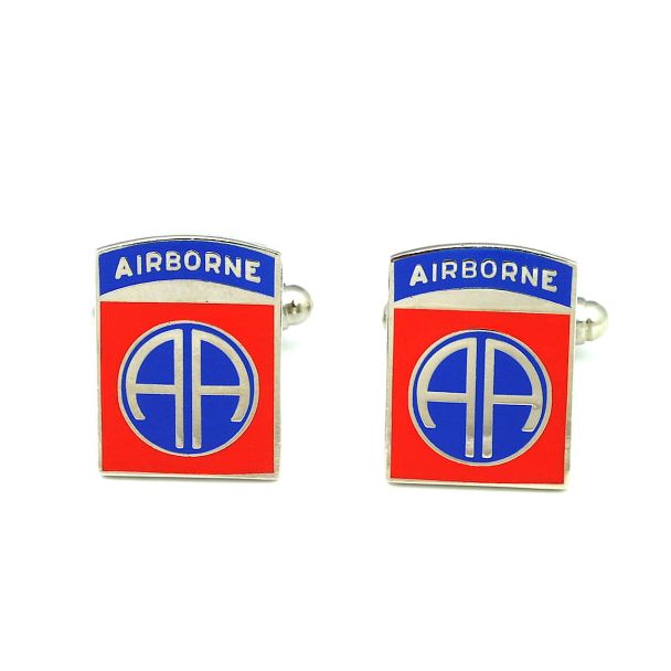 Gemelos de Camisa 82 Division Aerotransportada USA The 82nd Airborne Division US Cufflinks 03