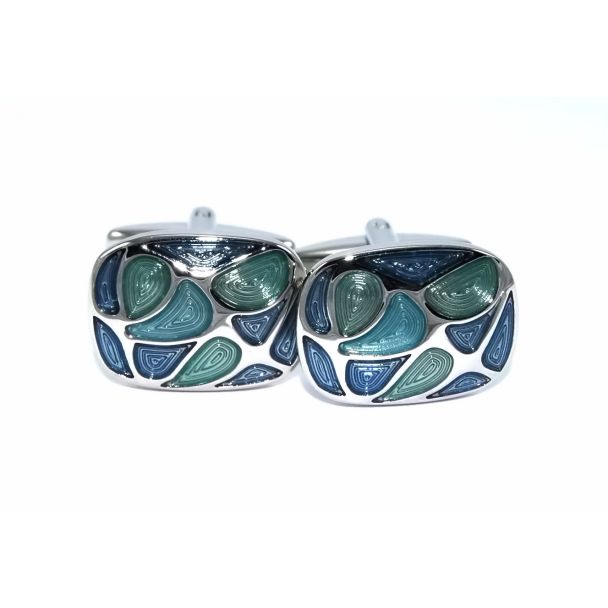 Enamel Green and Blue 03