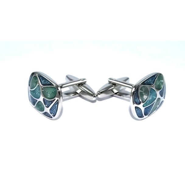 Enamel Green and Blue 01