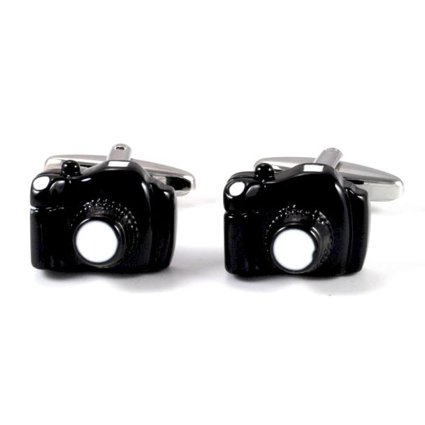 Gemelos para Camisa Camara Reflex Negra 03