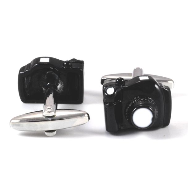 Gemelos para Camisa Camara Reflex Negra 02