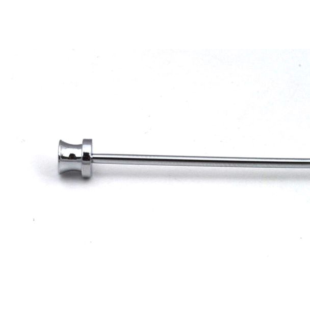 Collar Bar Alfiler de Cuello Steel Hat End 03