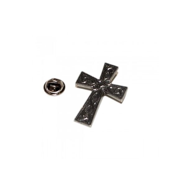 Pin de Solapa Cruz Celta Plated 35x25mm - Gemelolandia