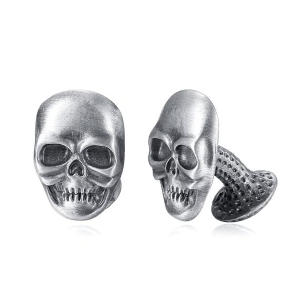 Gemelos para Camisa de EVBEA Calavera 20x14mm - Gemelolandia