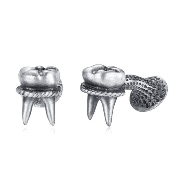 Gemelos para Camisa de EVBEA Muela con Cuerda 15x10x10mm - Gemelolandia