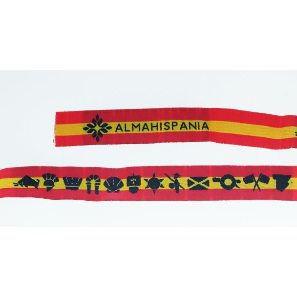 Pulsera Tela ALMAHISPANIA España 32cm  - Gemelolndia