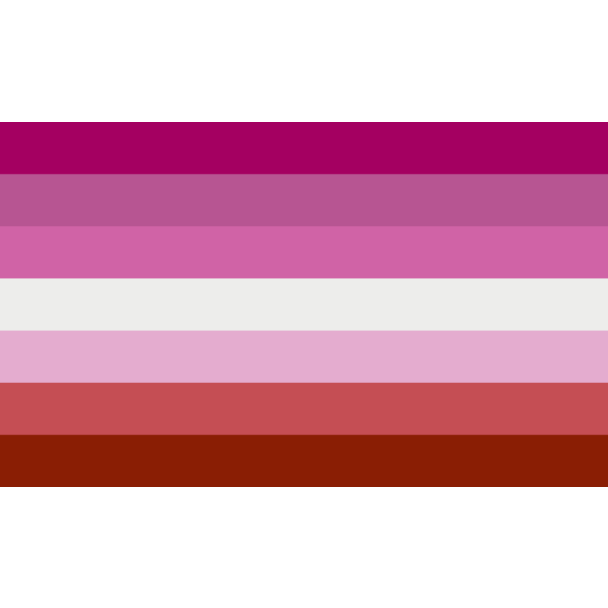 Bandera Lesbian LGTBI 90x150cm - Gemelolandia