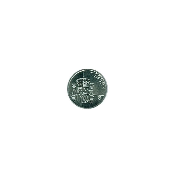 Gemelos para camisas Moneda de 1 Peseta Año 1993 Negra "Lenteja" 02