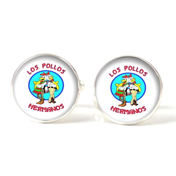 Gemelos para camisa Pollos Hermanos- Breaking Bad 01