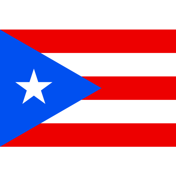 Bandera Puerto Rico 90x150cm - Gemelolandia