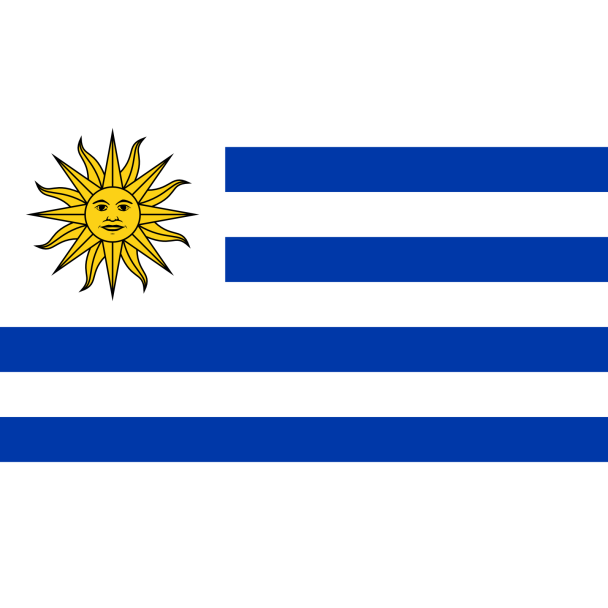 Bandera de Uruguay 90x150cm - Gemelolandia