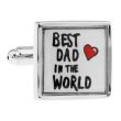 Gemelos para camisa Best Dad in the World 02