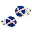 Gemelos para camisa bandera Pink Cross 05