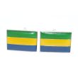 Gemelos Bandera de Gabon