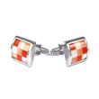 Gemelos Beour Orange Red & White Chess 01