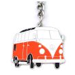 Llavero Furgoneta VW Hippie Naranja 02