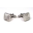 Stud Set Botones de Esmoquin y Gemelos Elegant Stripes in Steel 04